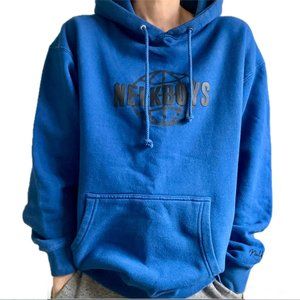 Rare Limited Edition Nelk Boys Worldwide Hoodie Blue Medium